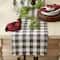 DII® 108" Heavyweight Check Fringed Table Runner